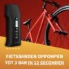 Coolado TPump XL | Draagbare Multifunctionele Mini Compressor | Alle Banden | Ook Voor Luchttenten | Kites En Wing Foils | Elektrische Draadloze Bandenpomp Pompt Fietsband In 12 Seconden | Powerbank.