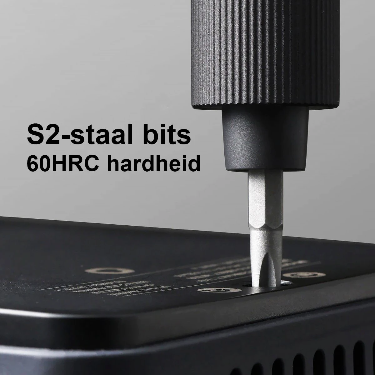 Hoto - Precisie Elektrische Schroevendraaier Set + Magnetische Mat – 25 Bits Hoge Kwaliteit - USB-C Oplaadbaar – Voor Professionele Reparatie - Zwart 5 Hoto - Precisie Elektrische Schroevendraaier Set + Magnetische Mat – 25 Bits Hoge Kwaliteit - USB-C Oplaadbaar – Voor Professionele Reparatie - Zwart - Afbeelding 5