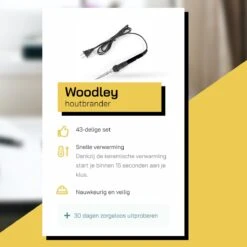 Houtbrander Set - 43 Delig - Pyrografie - Soldeerbout - Houtbrander Voor Hobby - Soldeerset -Makita || Merkloos || Stanley Verkoopwinkel 1200x1200 1782