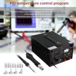 Uten 853D 3in1 Soldeerstation Digitaal Set - 760 Watt - Led Display - Soldeerstation Heteluchtpistool - Mit Verwisselbare Luchtuitlaten 4 Stukken - Soldeerbout Elektrisch - 200-480°c - Voor Smd Componenten -Makita || Merkloos || Stanley Verkoopwinkel 1200x1200 1814