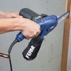 FERM EFM1001 Precisie Bandschuurmachine - 400W - 1070-1650m/min Bandsnelheid - Incl. 3 Schuurarmen, 12 Schuurvellen En Een Robuuste Opbergkoffer -Makita || Merkloos || Stanley Verkoopwinkel 1200x1200 1836