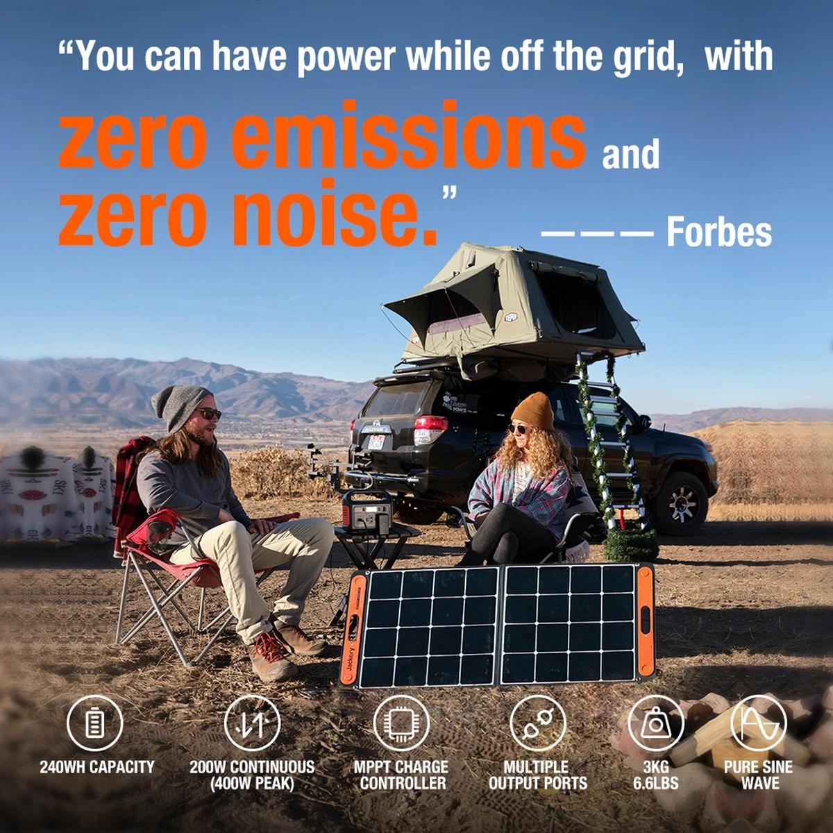 Jackery Explorer 240 - Draagbare Powerstation - Elektrische Gereedschapsaccu - 230V Power Station Generator 4 Jackery Explorer 240 - Draagbare Powerstation - Elektrische Gereedschapsaccu - 230V Power Station Generator - Afbeelding 4