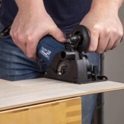 FERM Invalzaag/Mini-cirkelzaag - 500W - Ø85mm - Variabele Snelheden - Incl. 3 Zaagbladen, Stofzuiging Adapter En Opbergkoffer -Makita || Merkloos || Stanley Verkoopwinkel 1200x1200 1916