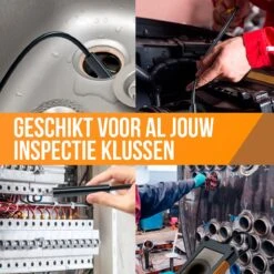 Strex Inspectiecamera Met Scherm 5M - 1080P HD - 4.3 Inch LCD Scherm - IP67 Waterdicht - LED Verlichting - Endoscoop - Inspectie Camera -Makita || Merkloos || Stanley Verkoopwinkel 1200x1200 20