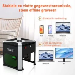 Laser Graveermachine - Laser Cutter Wifi Bestuurbaar - Graveermachine Makkelijk Te Installeren - Zwart / 1 15 Laser Graveermachine - Laser Cutter Wifi Bestuurbaar - Graveermachine Makkelijk Te Installeren - Zwart / 1 -Makita || Merkloos || Stanley Verkoopwinkel 1200x1200 2031