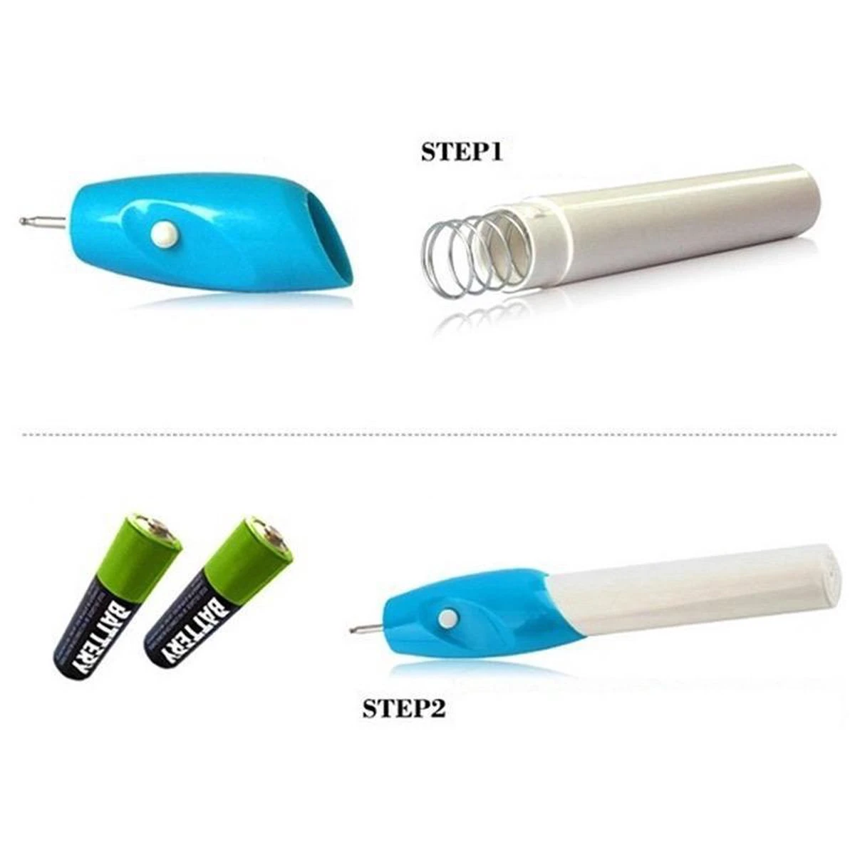 Merkloos Graveerapparaat / Graveermachine - Elektrische Graveerpen - Metaal / Glas / Hout / Plastic 5 Merkloos Graveerapparaat / Graveermachine - Elektrische Graveerpen - Metaal / Glas / Hout / Plastic - Afbeelding 5