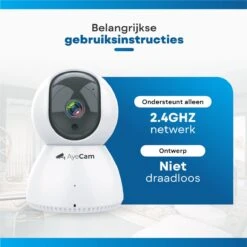 AyeCam Beveiligingscamera – Met App - WiFi - Bewegingssensor - Incl. 32GB SD - Camera Beveiliging - Huisdiercamera -Makita || Merkloos || Stanley Verkoopwinkel 1200x1200 2259