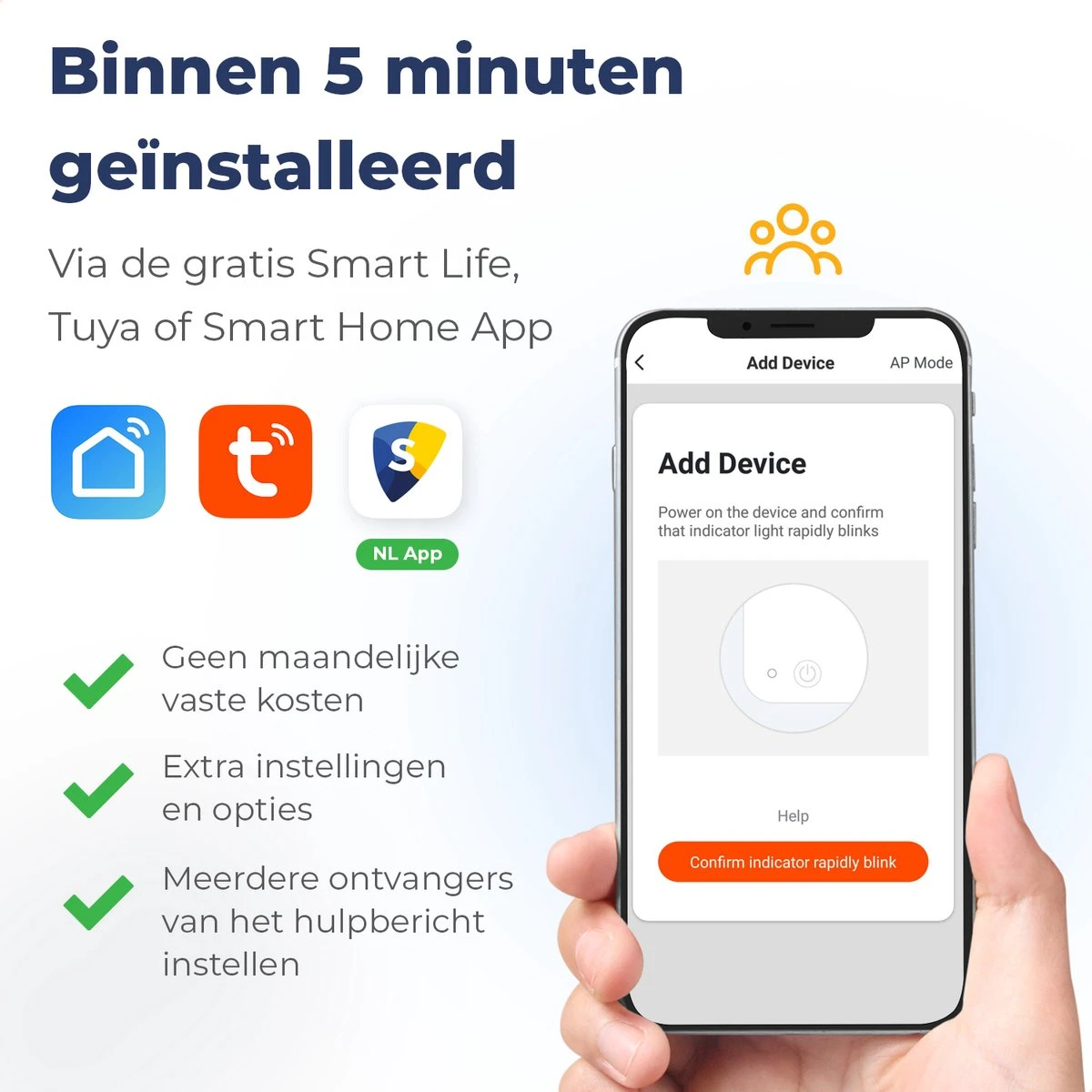 Persoonlijk Alarm Met SOS Paniekknop - Senioren Alarm - Alarmknop / Noodknop - Melding Op Afstand - Smart Home Beveiliging 3 Persoonlijk Alarm Met SOS Paniekknop - Senioren Alarm - Alarmknop / Noodknop - Melding Op Afstand - Smart Home Beveiliging - Afbeelding 3