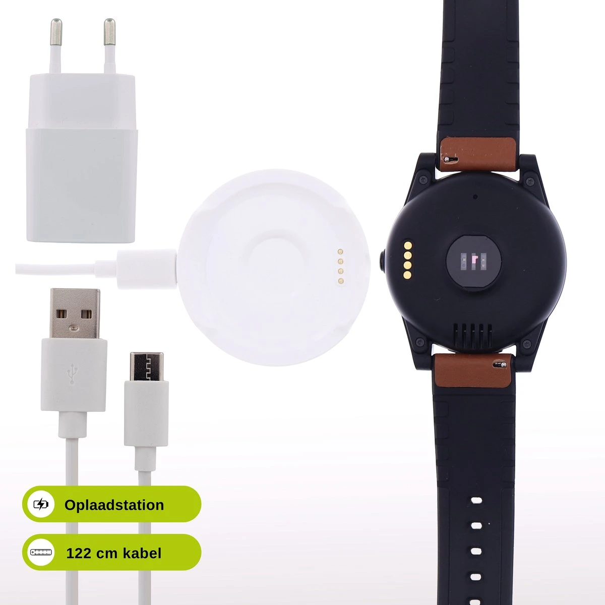 Wuzzi Watch Orion - Personenalarmering Voor Binnen En Buiten - Senioren Alarm - Sportief Alarmhorloge - Bruin 3 Wuzzi Watch Orion - Personenalarmering Voor Binnen En Buiten - Senioren Alarm - Sportief Alarmhorloge - Bruin - Afbeelding 3