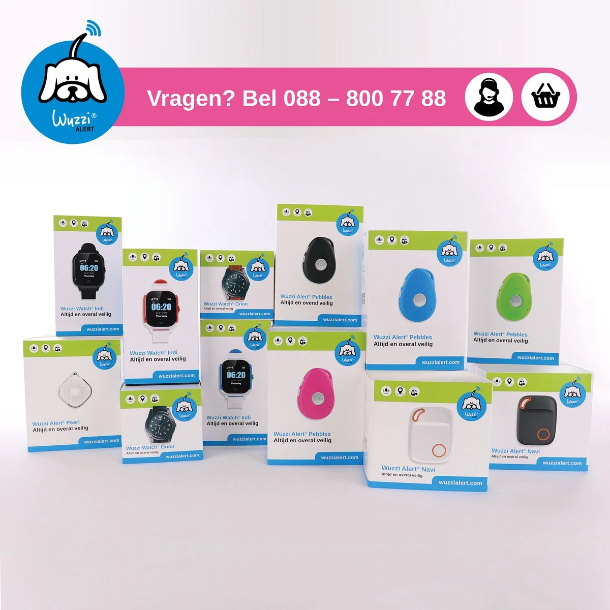 Wuzzi Watch Orion - Personenalarmering Voor Binnen En Buiten - Senioren Alarm - Sportief Alarmhorloge - Bruin 10 Wuzzi Watch Orion - Personenalarmering Voor Binnen En Buiten - Senioren Alarm - Sportief Alarmhorloge - Bruin - Afbeelding 10