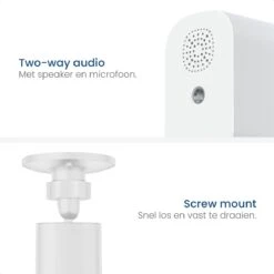 Gologi Draadloze Camera Op Accu - Beveiligingscamera - Met Nachtzicht - WiFi Camera - Security Camera - Oplaadbaar - Nederlandstalige App - 32GB SD-kaart - Wit -Makita || Merkloos || Stanley Verkoopwinkel 1200x1200 2334