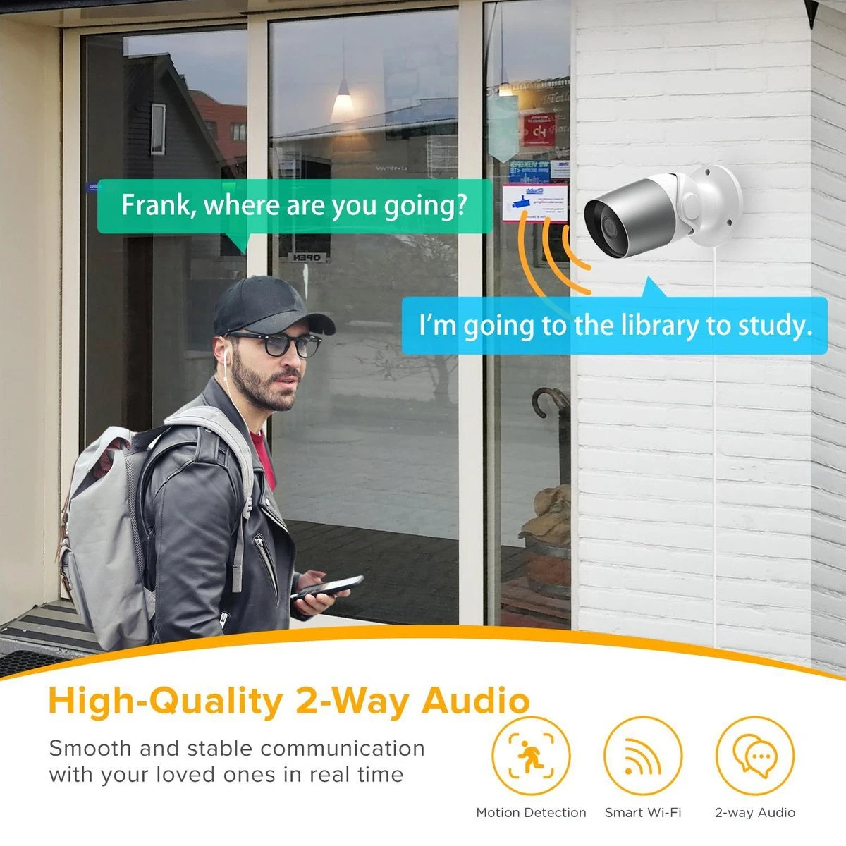 Laxihub O1 Bewakingscamera - Beveiligingscamera Buiten - 1080P Full HD Resolutie - Wifi Camera - Inclusief 32GB SD Kaart 2 Laxihub O1 Bewakingscamera - Beveiligingscamera Buiten - 1080P Full HD Resolutie - Wifi Camera - Inclusief 32GB SD Kaart - Afbeelding 2