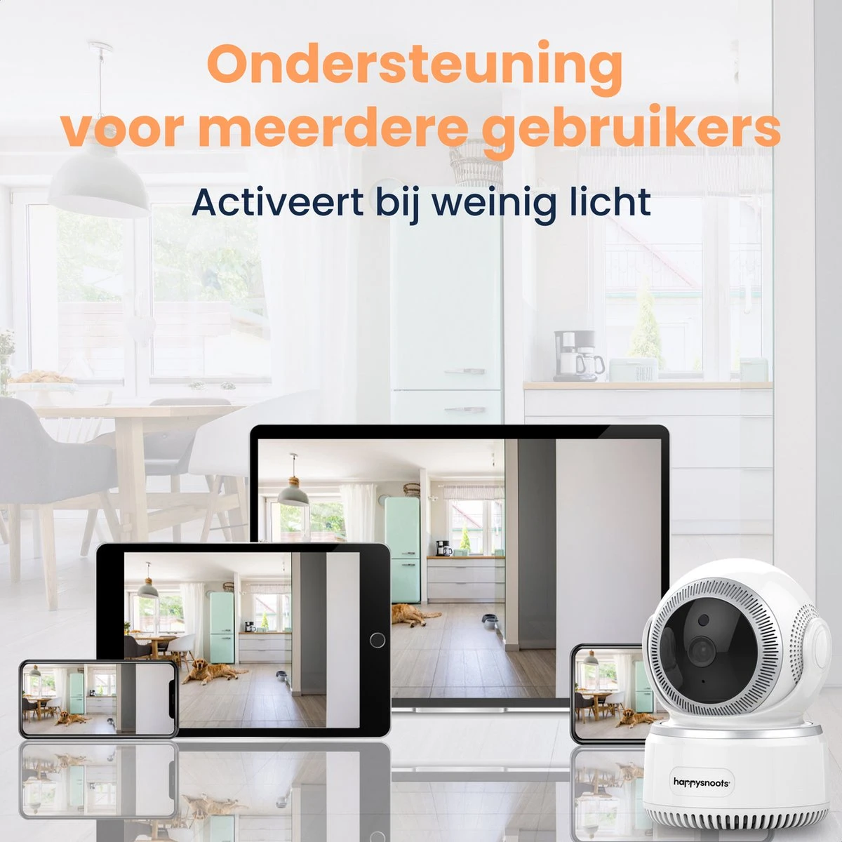 Happysnoots IP Camera 1080p - Huisdiercamera - Wifi Beveiligingscamera - Nachtzicht - Hondencamera 7 Happysnoots IP Camera 1080p - Huisdiercamera - Wifi Beveiligingscamera - Nachtzicht - Hondencamera - Afbeelding 7