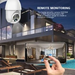 PuroTech Beveiligingscamera - Wifi Smart - Waterdichtheid IP66 - IP Camera - Draai- En Kantelbaar - Voor Buiten - Bedraad - Full HD 1080P - Nachtzicht - Draadloos Internet - Met Recorder -Makita || Merkloos || Stanley Verkoopwinkel 1200x1200 2408