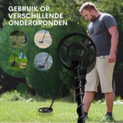 DETECT-IT PRO Metaaldetector Voor Kinderen En Volwassenen - Pinpointer - LCD Scherm - Waterdicht - Verstelbaar - Inclusief Batterijen En Schep/Pikhouweel -Makita || Merkloos || Stanley Verkoopwinkel 1200x1200 241