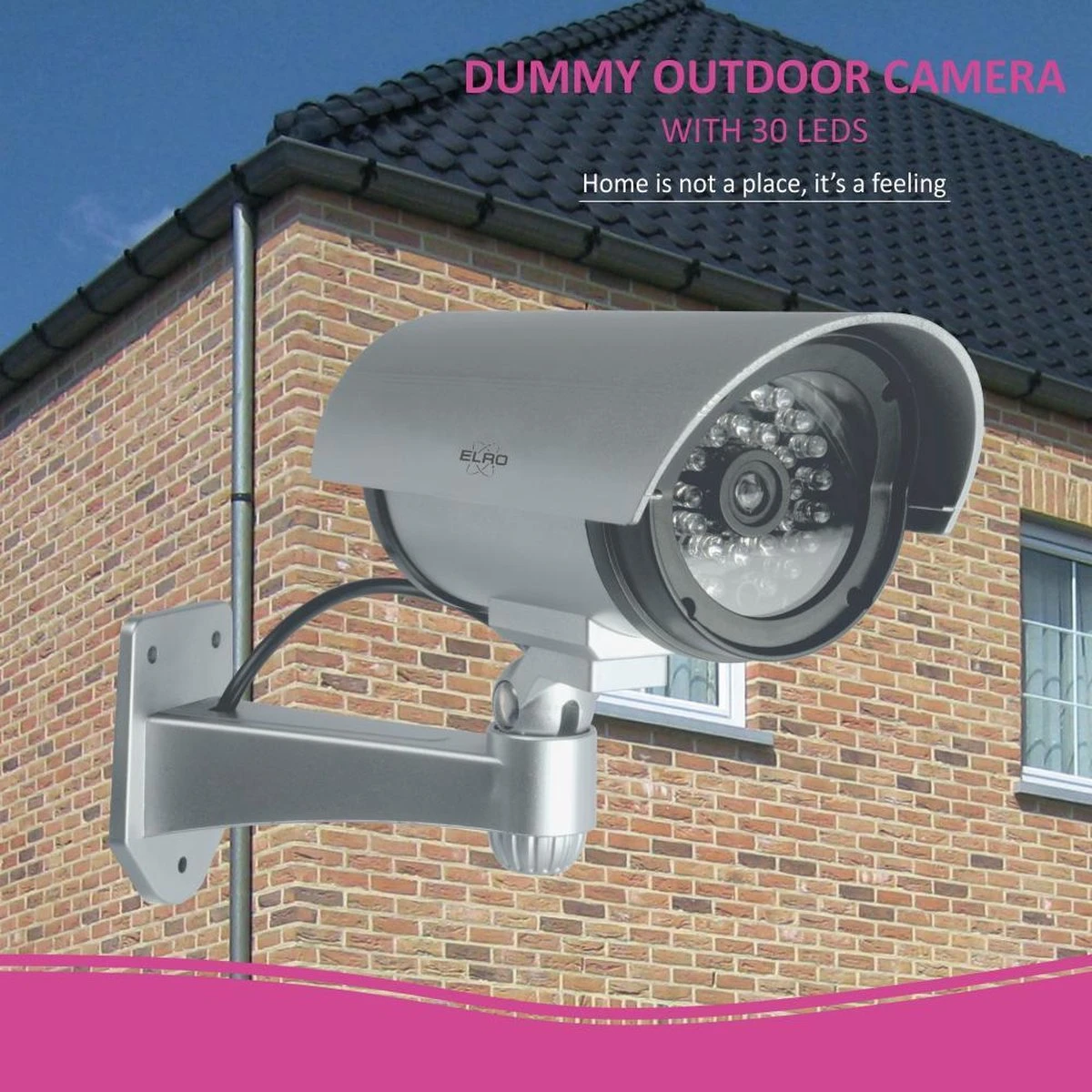 ELRO CDB25S-2 Outdoor Dummy Camera Met LED's - 2 Pack 3 ELRO CDB25S-2 Outdoor Dummy Camera Met LED's - 2 Pack - Afbeelding 3