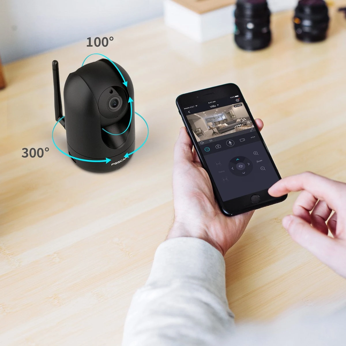 Foscam - R4M-B Indoor Super HD Dual-band PT Camera 4MP 5 Foscam - R4M-B Indoor Super HD Dual-band PT Camera 4MP - Afbeelding 5