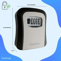 Sleutelkluis - Sleutelkluisje Met Code Voor Buiten - Sleutelkastje Inclusief Wandmontage - Sleutelkluisje Earkings Kluisje Met Cijferslot Grijs -Makita || Merkloos || Stanley Verkoopwinkel 1200x1200 2471