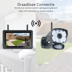 ELRO CZ60RIPS Draadloze 1080P HD Beveiligingscamera Set - Met 9 Inch Monitor En App -Makita || Merkloos || Stanley Verkoopwinkel 1200x1200 2511