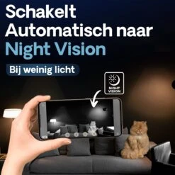 Housetrack Bewakingscamera 1080P - IP Beveiligingscamera Met App - Wifi Security Camera - Smart Home - Camera Beveiliging Binnen -Makita || Merkloos || Stanley Verkoopwinkel 1200x1200 2531