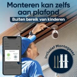 Housetrack Bewakingscamera 1080P - IP Beveiligingscamera Met App - Wifi Security Camera - Smart Home - Camera Beveiliging Binnen -Makita || Merkloos || Stanley Verkoopwinkel 1200x1200 2533