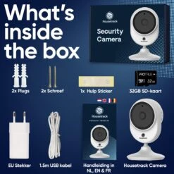 Housetrack Bewakingscamera 1080P - IP Beveiligingscamera Met App - Wifi Security Camera - Smart Home - Camera Beveiliging Binnen -Makita || Merkloos || Stanley Verkoopwinkel 1200x1200 2537