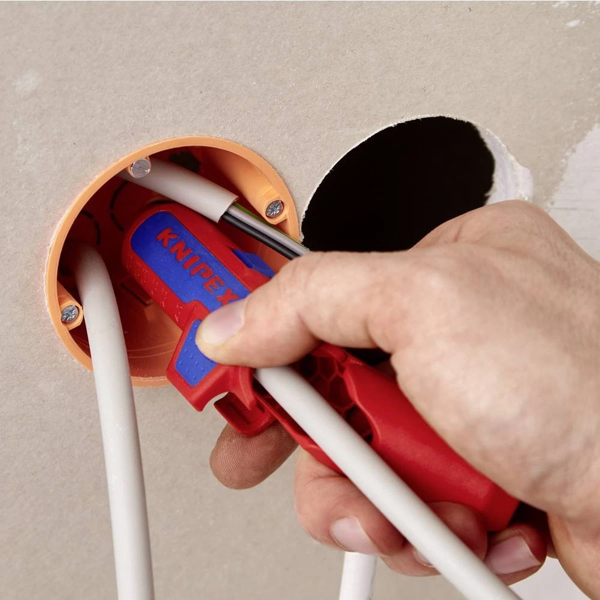 Knipex 169501sb Ontmantelingsgereedschap Ergostrip 2 Knipex 169501sb Ontmantelingsgereedschap Ergostrip - Afbeelding 2