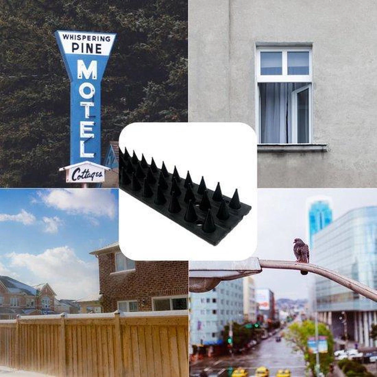 Merkloos TOPEQ Zwarte Anti-klimstrip - Anti Inbraak - Tegen Katten , Vogels - 10 Stuks 50cm ( 5meter ) - Overklimbeveiliging - Katten Verjagen - Prikka Strip - Hekpunten - Vogelpinnen 4 Merkloos TOPEQ Zwarte Anti-klimstrip - Anti Inbraak - Tegen Katten , Vogels - 10 Stuks 50cm ( 5meter ) - Overklimbeveiliging - Katten Verjagen - Prikka Strip - Hekpunten - Vogelpinnen - Afbeelding 4