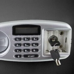 Merkloos Kluis Brandwerend - Elektronisch - Cijferslot - Sleutel - Muurbevestiging - 52L - 35x52x36 Cm - 20KG - Staal - Zwart -Makita || Merkloos || Stanley Verkoopwinkel 1200x1200 2589