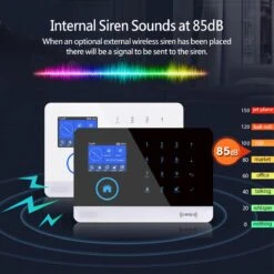 Hozard® Alarmsysteem | Met Sirene | Smart Home Beveiligingssysteem | Draadloos | Wifi Alarm | LCD Scherm | Incl RFID Tags- Draadloze Smart Home Beveiligingssysteem - Premium Pakket -Makita || Merkloos || Stanley Verkoopwinkel 1200x1200 2604