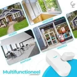 Goods For Life Deuralarm Met App - Draadloos - 2.4GHz - Geschikt Voor IPhone & Android - Makkelijk Bevestigen - Entreemelder - Deursensor - Doorgangsmelder - Alarmsysteem -Makita || Merkloos || Stanley Verkoopwinkel 1200x1200 2614