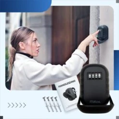 MiKas Weerbestendige Sleutelkluis Met Cijferslot - Sleutel Kluis - Kluisje - Zwart -Makita || Merkloos || Stanley Verkoopwinkel 1200x1200 2709