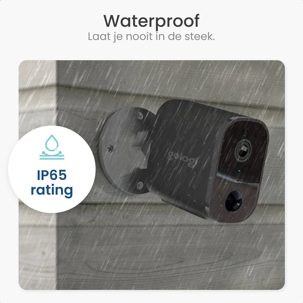Gologi Draadloze Camera Op Accu - Beveiligingscamera - Met Nachtzicht - Wifi Camera - Security Camera - Oplaadbaar - Nederlandstalige App - 32GB SD-kaart - Zwart 5 Gologi Draadloze Camera Op Accu - Beveiligingscamera - Met Nachtzicht - Wifi Camera - Security Camera - Oplaadbaar - Nederlandstalige App - 32GB SD-kaart - Zwart - Afbeelding 5