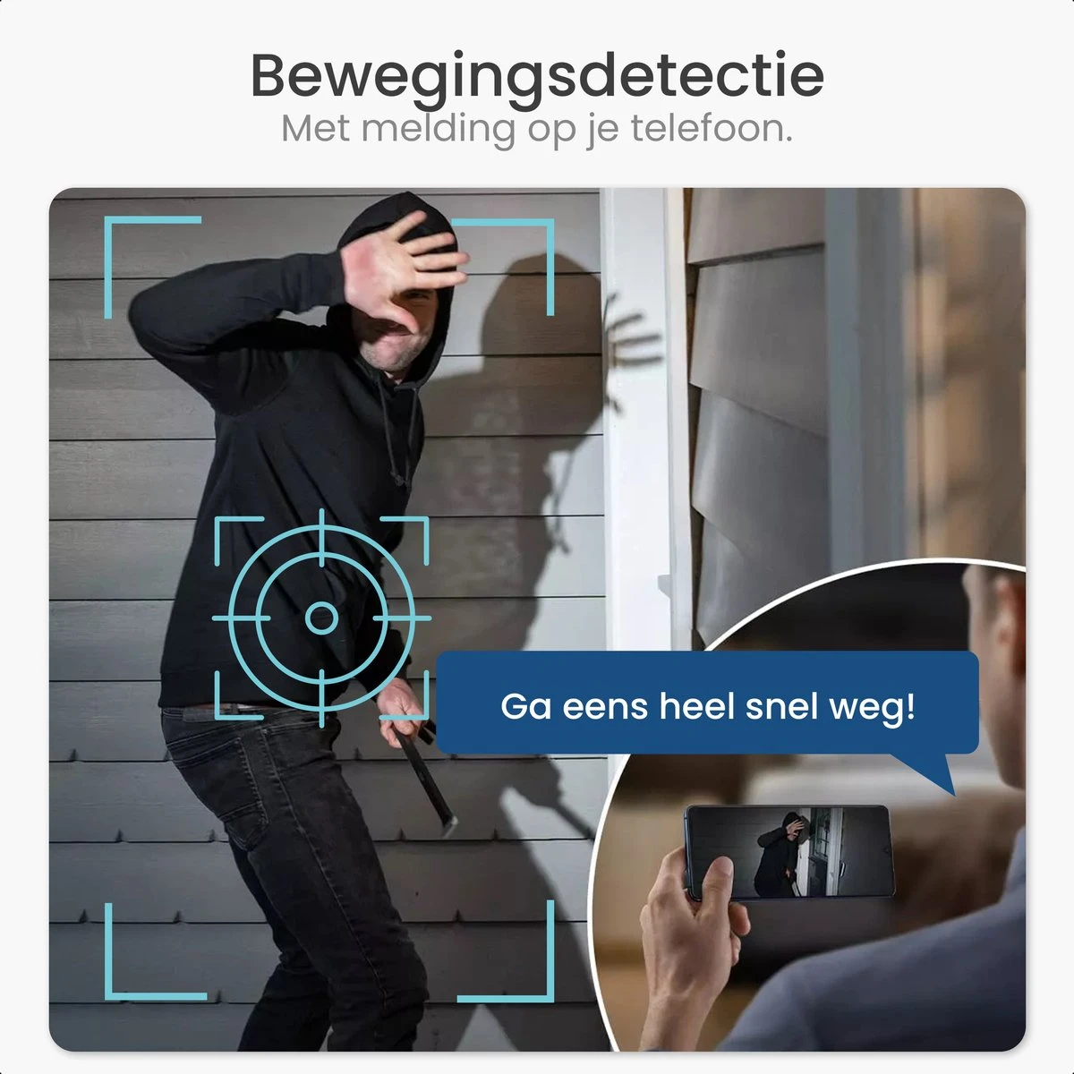 Gologi Draadloze Camera Op Accu - Beveiligingscamera - Met Nachtzicht - Wifi Camera - Security Camera - Oplaadbaar - Nederlandstalige App - 32GB SD-kaart - Zwart 6 Gologi Draadloze Camera Op Accu - Beveiligingscamera - Met Nachtzicht - Wifi Camera - Security Camera - Oplaadbaar - Nederlandstalige App - 32GB SD-kaart - Zwart - Afbeelding 6