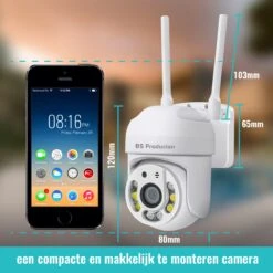 Beveiligingscamera Voor Buiten - Compact Formaat - Nachtzicht In Kleur - 355° - Met App -Makita || Merkloos || Stanley Verkoopwinkel 1200x1200 2750