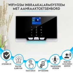 Looki Slimme Indoor Beveiliging Set - 1x Looki 11-delig Alarmsysteem & 1x I3 Indoor PTZ IP Camera - WiFi & App - Incl. 32GB SD-kaart -Makita || Merkloos || Stanley Verkoopwinkel 1200x1200 2774