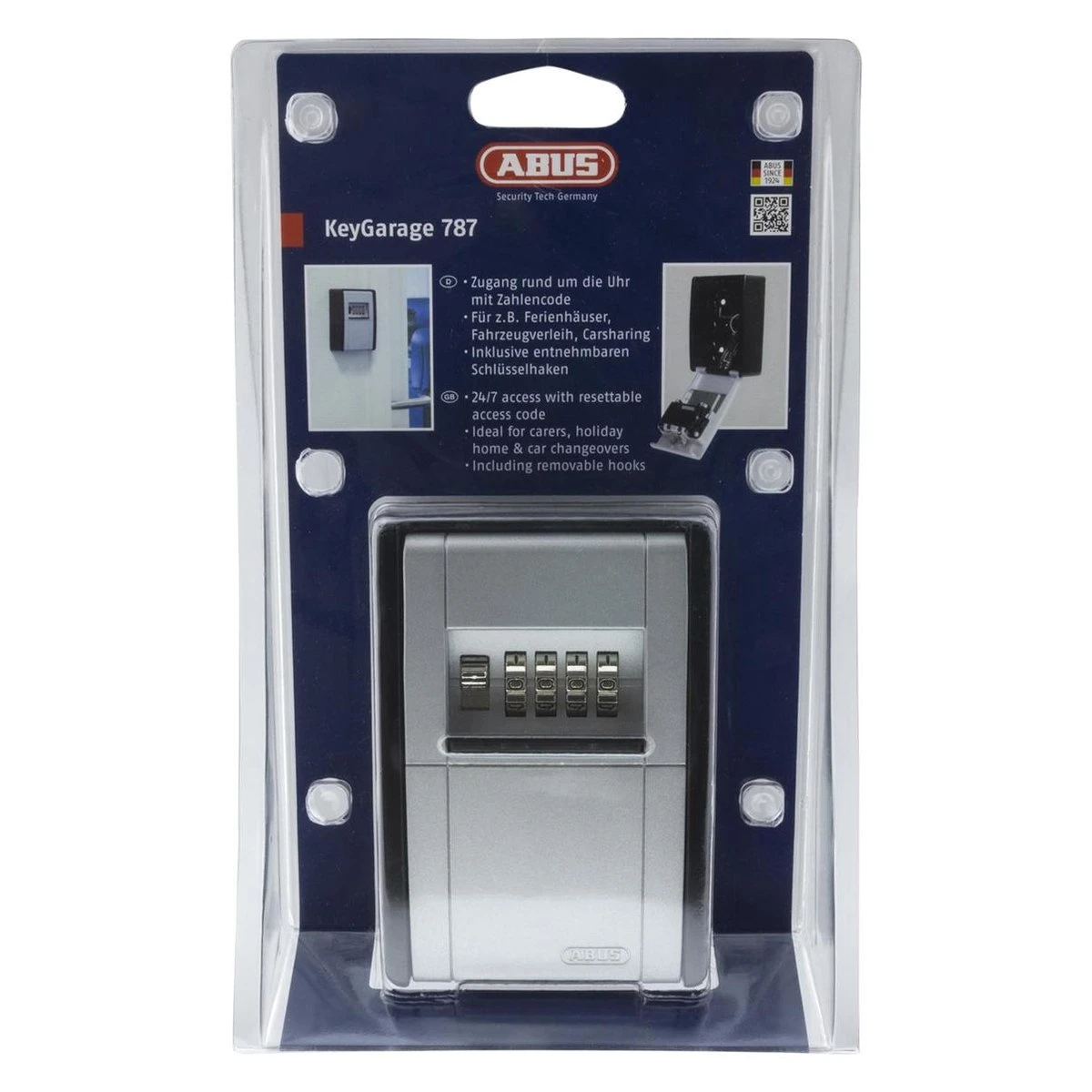 Abus 787B Sleutelkluis - Wandmontage - Met Cijfercombinatie 4 Abus 787B Sleutelkluis - Wandmontage - Met Cijfercombinatie - Afbeelding 4