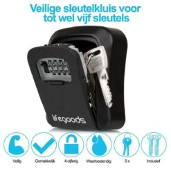 LifeGoods Sleutelkluis - Cijferslot - Sleutelkast - Wandmontage - Zwart -Makita || Merkloos || Stanley Verkoopwinkel 1200x1200 2811