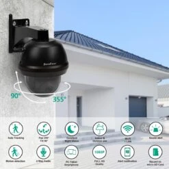 SecuFirst CAM214Z Dome Camera Zwart - IP Camera Draai- En Kantelbaar Voor Buiten - FHD 1080P -Makita || Merkloos || Stanley Verkoopwinkel 1200x1200 2837