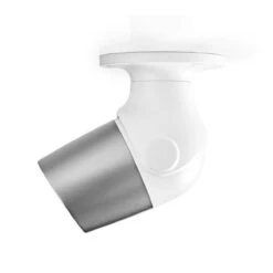 Nedis SmartLife Camera Voor Buiten - Wi-Fi - Full HD 1080p - IP65 - Cloud Opslag (optioneel) / MicroSD (niet Inbegrepen) - 12 V DC - Nachtzicht - Android™ / IOS - Wit / Zilver