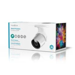 Nedis SmartLife Camera Voor Buiten - Wi-Fi - Full HD 1080p - IP65 - Cloud Opslag (optioneel) / MicroSD (niet Inbegrepen) - 12 V DC - Nachtzicht - Android™ / IOS - Wit / Zilver -Makita || Merkloos || Stanley Verkoopwinkel 1200x1200 2843
