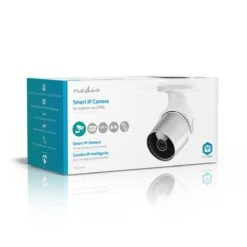 Nedis SmartLife Camera Voor Buiten - Wi-Fi - Full HD 1080p - IP65 - Cloud Opslag (optioneel) / MicroSD (niet Inbegrepen) - 12 V DC - Nachtzicht - Android™ / IOS - Wit / Zilver -Makita || Merkloos || Stanley Verkoopwinkel 1200x1200 2845