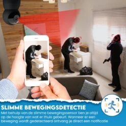 Looki Beveiligingscamera - Gratis 32GB SD Kaart - Geluidsdetectie - FHD PTZ Wi-Fi - IP Camera - Cloud - Huisdiercamera - Babyfoon Met Camera - Zwart -Makita || Merkloos || Stanley Verkoopwinkel 1200x1200 2868