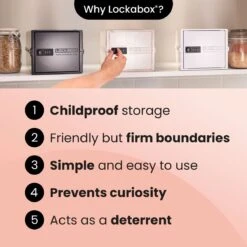 Lockabox One™ Afsluitbare Medicijnkast - Opbergbox Met Cijferslot - Kristal 19 Lockabox One™ Afsluitbare Medicijnkast - Opbergbox Met Cijferslot - Kristal -Makita || Merkloos || Stanley Verkoopwinkel 1200x1200 2895