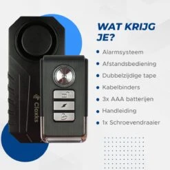 Merkloos Cloxks Alarmsysteem Voor Fiets & Scooter - Fietsalarm Met Afstandsbediening - Motor Alarm - Waterdicht Fietsslot 15 Merkloos Cloxks Alarmsysteem Voor Fiets & Scooter - Fietsalarm Met Afstandsbediening - Motor Alarm - Waterdicht Fietsslot -Makita || Merkloos || Stanley Verkoopwinkel 1200x1200 2909