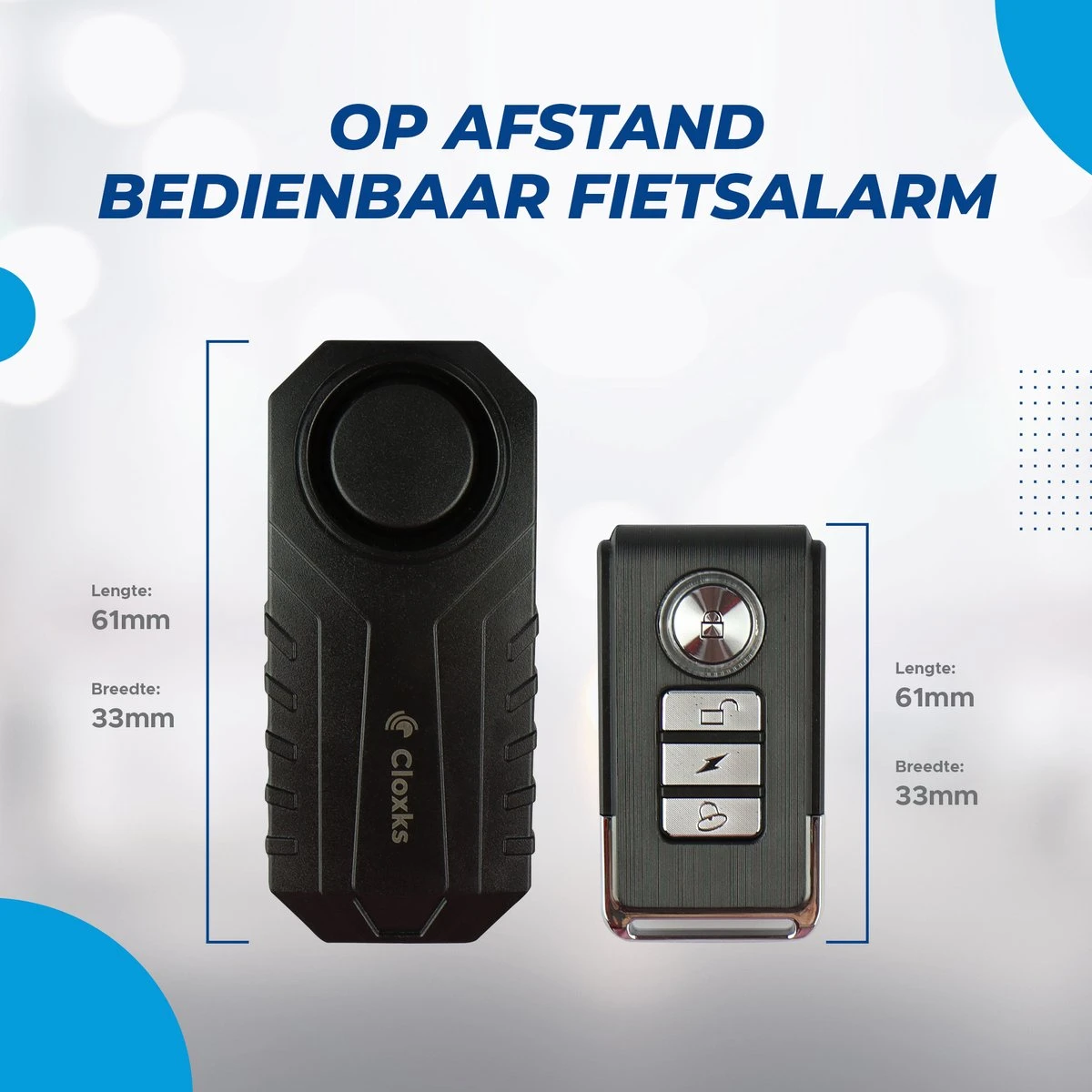 Merkloos Cloxks Alarmsysteem Voor Fiets & Scooter - Fietsalarm Met Afstandsbediening - Motor Alarm - Waterdicht Fietsslot 8 Merkloos Cloxks Alarmsysteem Voor Fiets & Scooter - Fietsalarm Met Afstandsbediening - Motor Alarm - Waterdicht Fietsslot - Afbeelding 8