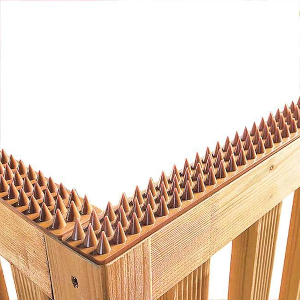 10 X Anti-klim Strip Bruin Tegen Dieven - Katten En Vogels 50 Cm 2 10 X Anti-klim Strip Bruin Tegen Dieven - Katten En Vogels 50 Cm - Afbeelding 2