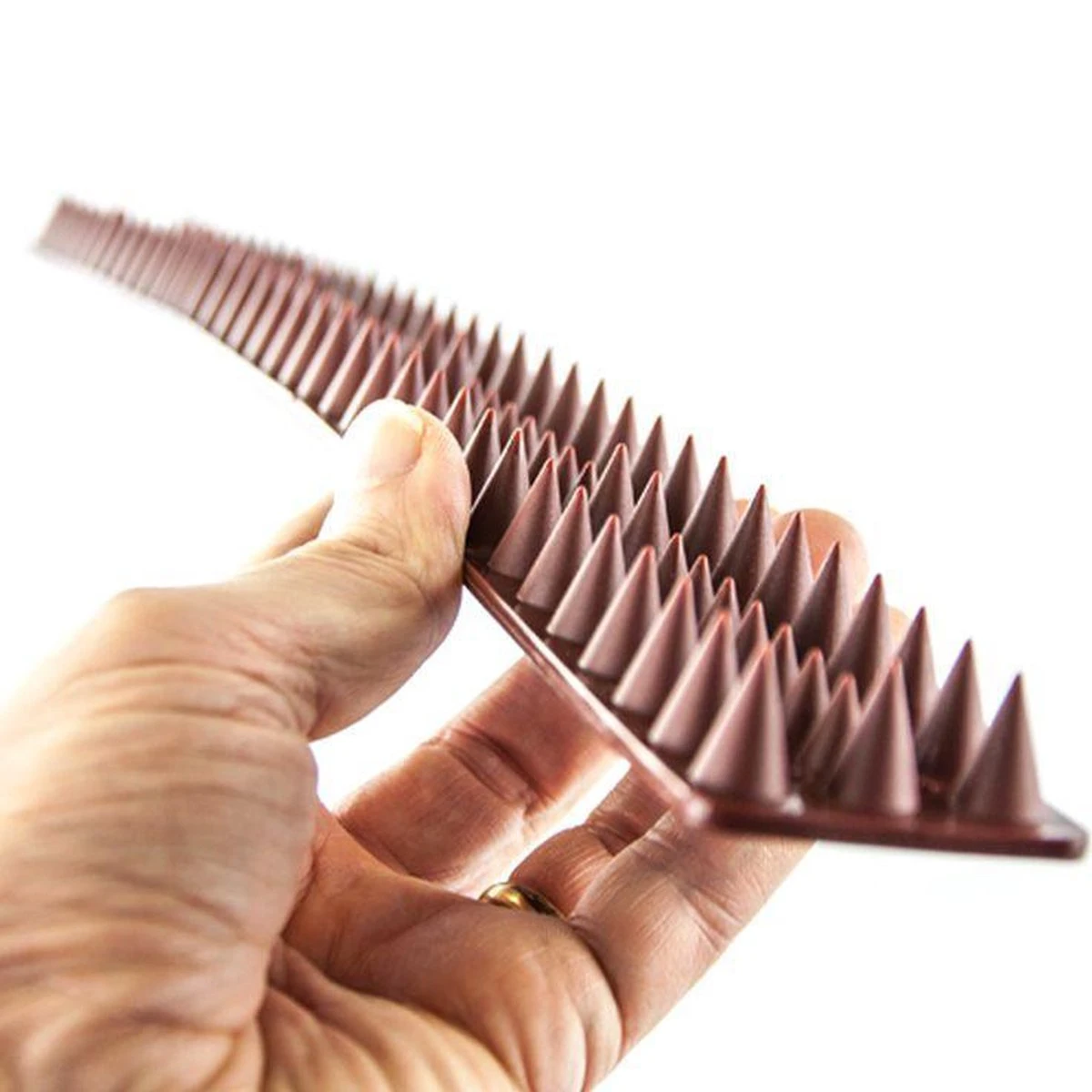 10 X Anti-klim Strip Bruin Tegen Dieven - Katten En Vogels 50 Cm 3 10 X Anti-klim Strip Bruin Tegen Dieven - Katten En Vogels 50 Cm - Afbeelding 3