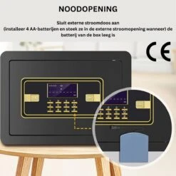 Merkloos Brandwerende Kluis - Anti Diefstal - Brandwerend - Waterdicht - Elektronische Kluis - Waterdichte Portemonnee - Digitale Thuiskluis - Toetsenbord - LED-licht - Externe Batterijbox - Veilig Voor Geld - Sieraden - Documenten - Beveiliging 10 Merkloos Brandwerende Kluis - Anti Diefstal - Brandwerend - Waterdicht - Elektronische Kluis - Waterdichte Portemonnee - Digitale Thuiskluis - Toetsenbord - LED-licht - Externe Batterijbox - Veilig Voor Geld - Sieraden - Documenten - Beveiliging -Makita || Merkloos || Stanley Verkoopwinkel 1200x1200 2926