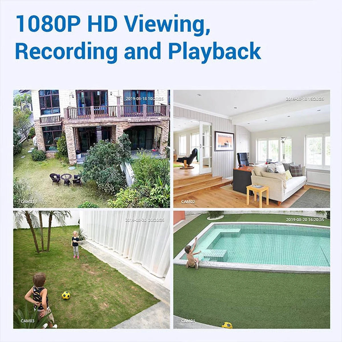 SANNCE POE CCTV Camera Systeem Voor Thuis En Op Kantoor 4CH XPOE - Netwerk Video Recorder Met 1TB Harde Schijf - 4X 2.0MP Metalen IP-camera Voor Binnen En Buiten - Mobiele Toegang Met APP-waarschuwing 3 SANNCE POE CCTV Camera Systeem Voor Thuis En Op Kantoor 4CH XPOE - Netwerk Video Recorder Met 1TB Harde Schijf - 4X 2.0MP Metalen IP-camera Voor Binnen En Buiten - Mobiele Toegang Met APP-waarschuwing - Afbeelding 3